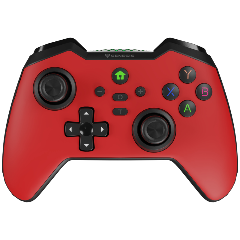 GENESIS Mangan 400 Rojo Bluetooth Gamepad Analógico/Digital Android, MAC, Nintendo Switch, PC, iOS