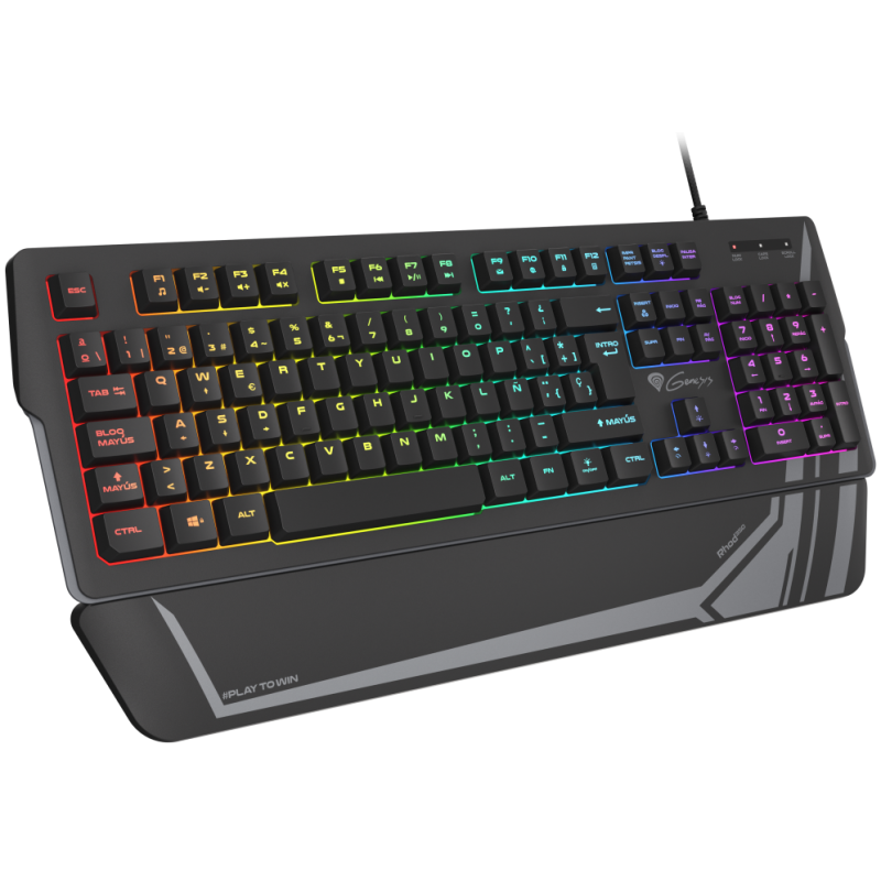 GENESIS Rhod 350 RGB teclado Juego USB QWERTY Español Negro