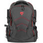 GENESIS Pallad 550 43,9 cm (17.3) Mochila Negro, Rojo