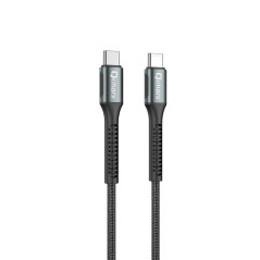 Cable qcharx prague tipo c a tipo c 3a 100w - 1 m - aleación de alumin