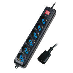 Regleta para sai protector contra sobre tensiones conector iec - x6 sa