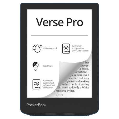Libro electronico ebook pocketbook verse pro ereader 6 pulgadas 16 gb 