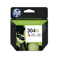 Cartucho tinta hp n9k07ae tricolor 304xl deskjet 3720 3721 3723 3730 3
