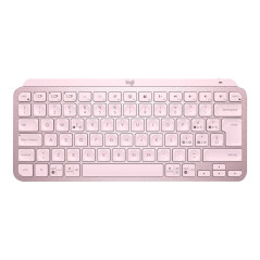 Teclado logitech mx keys mini rosa wireless inalambrico bateria