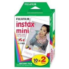 Pack 2 cartuchos - carga fujifilm 10 fotos instax mini