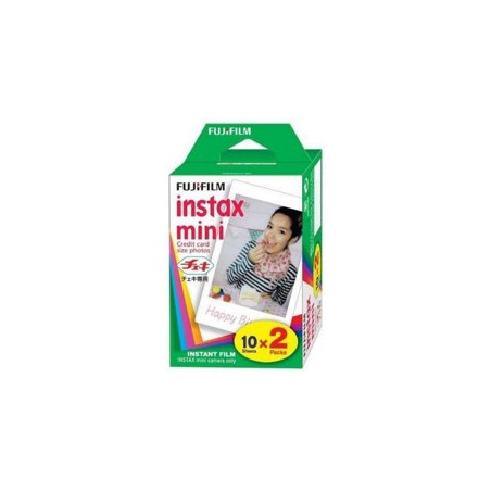 Pack 2 cartuchos - carga fujifilm 10 fotos instax mini
