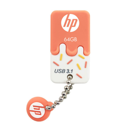 Memoria usb 3.0 hp 64gb x778w naranja