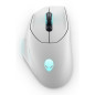 Raton inalambrico gaming dell alienware aw620m luz lunar