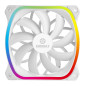 Ventilador caja gaming enermax squa rgb 120 mm blanco