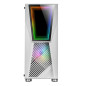 Caja ordenador mars gaming mc777w blanco atx 1 x usb 3.0 2 x usb 2.0 2 x 120mm frgb