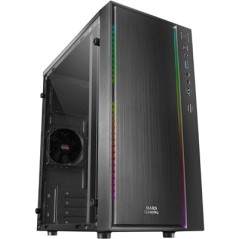 Caja ordenador mars gaming mcm negra micro atx 1 x usb 3.0 1 x usb 2.0