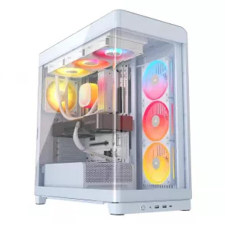 Caja ordenador corsair frame 4500x lx - r rgb atx cristal templado bla