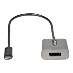 Adaptador usb tipo c a displayport startech 0.3m - macho - hembra - gr