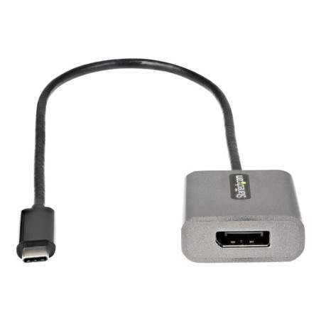 Adaptador usb tipo c a displayport startech 0.3m - macho - hembra - gr