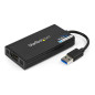 Adaptador usb 3.0 a hdmi 4k startech 0.2m - macho - hembra - negro