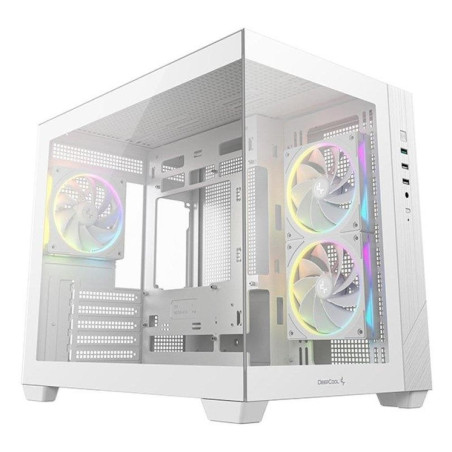 Caja ordenador gaming deepcool cg330 3f matx argb cristal templado bla