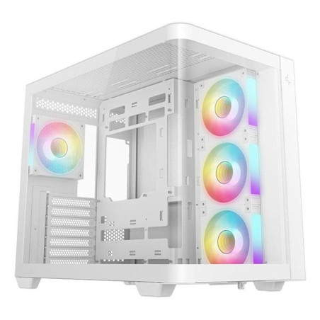 Caja ordenador gaming deepcool cg530u 4f atx argb cristal templado bla