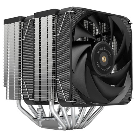 Ventilador disipador cpu mars gaming mcpu - xu6 2x 120mm negro