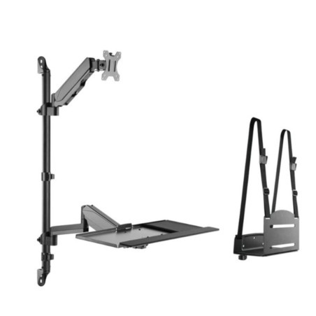 Soporte pared equip vesa hasta 32 pulgadas 100x100 max 8kg + soporte t