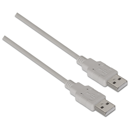 AISENS A101-0021 cable USB USB 2.0 1 m USB A Beige