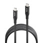 NGS Cable carga rapida USB C a USB C de 2 m