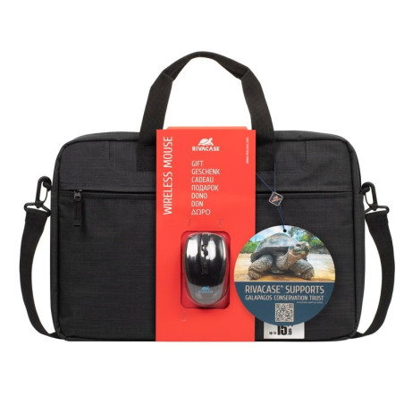 RIVACASE 8038 Bundle maletín 15,6 + ratón inal.