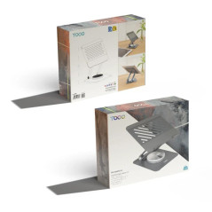 Tooq Soporte mesa 360º dispositivos hasta 13 Gris