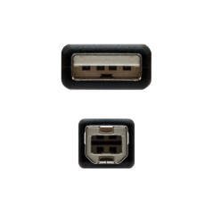 Nanocable Cable USB 2.0 Impresora Tipo A/M-B/M 1 M