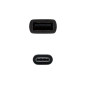 Nanocable Cable USB 2.0 3A, USB-C/M-A/F, 15cm