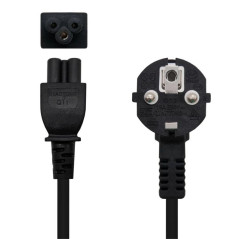 Nanocable Cable Alim. trébol, CEE7 -M-C5-H, 2 m