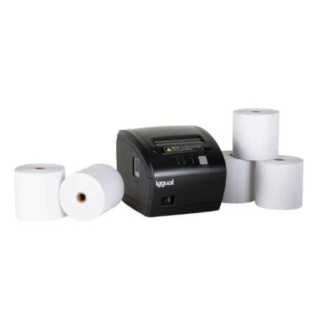 Kit impresora térmica tickets TP EASY 80 + 5 rollo