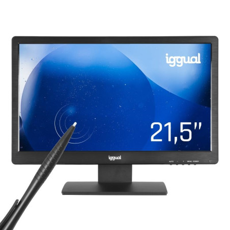 iggual Monitor táctil resistivo 21,5 16:9 FHD