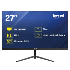 iggual Monitor 27 IPS 1ms FHD 120Hz VGA HDMI MM