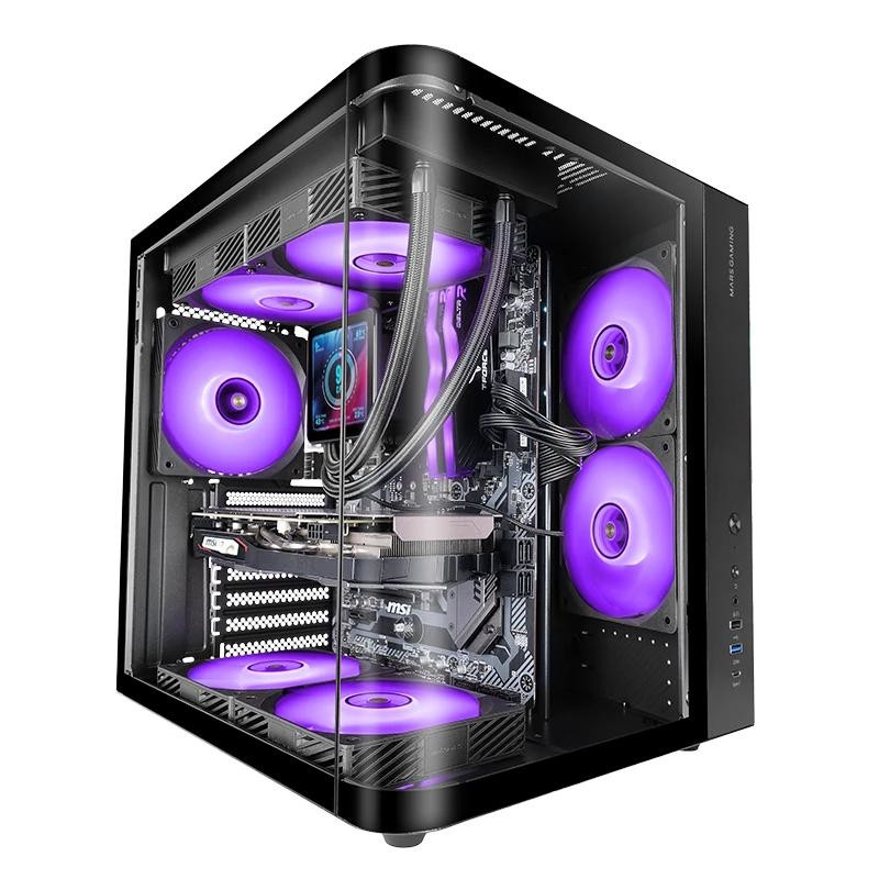 MARS GAMING Semitorre ATX MCCURV Black