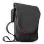 Bandolera o mochila poliester hasta 14 pulgadas negra
