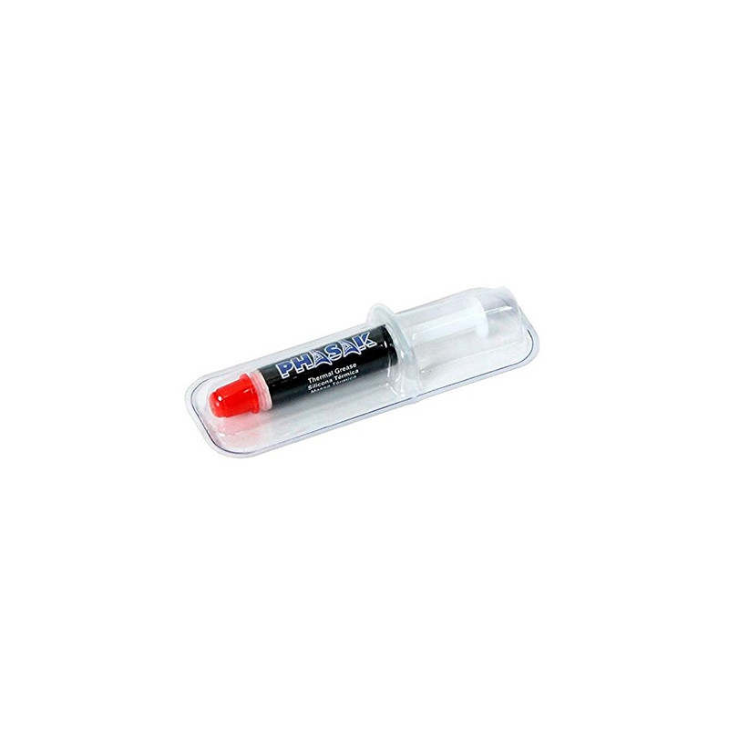 Pasta termica phasak syringe grey - silver 0.5 grams gaming dta 018
