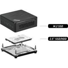 Adaptador hdd para mini ordenador msi cubi n 8gl ms - b17111 negro