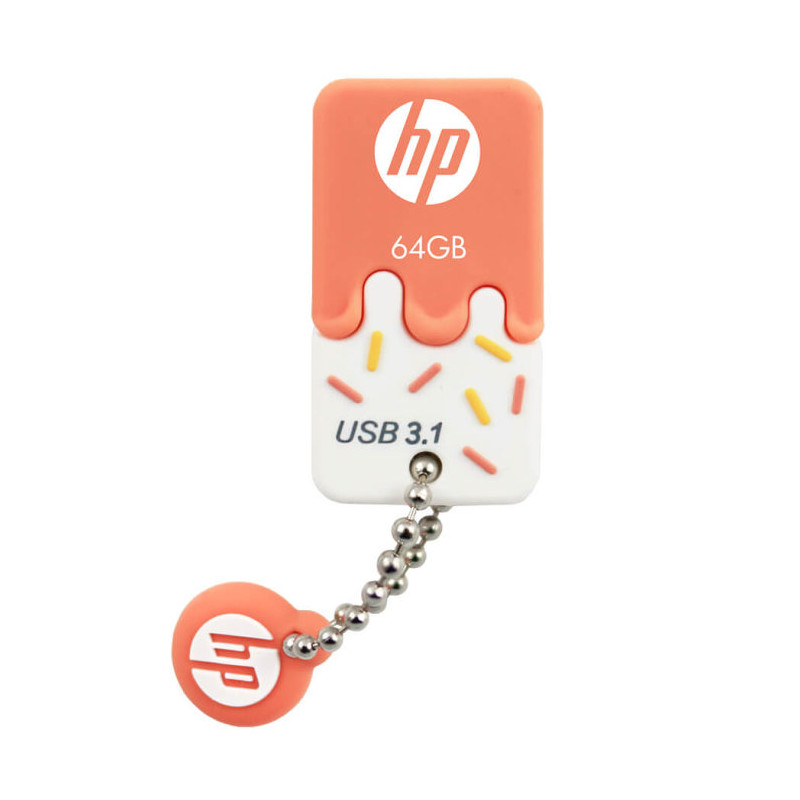 Memoria usb 3.0 hp 64gb x778w naranja