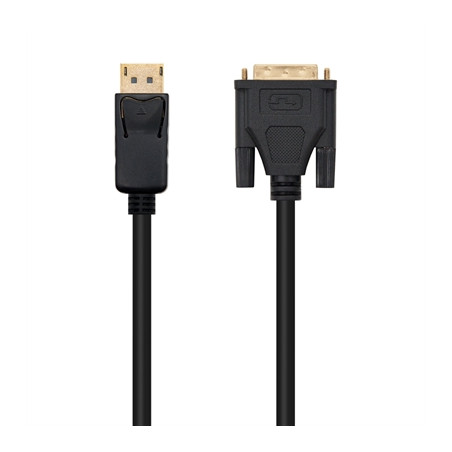 Cable displayport a dvi nanocable 2m negro - macho - macho