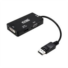 Conversor displayport a vga - dvi - hdmi nanocable 15cm - macho - hemb