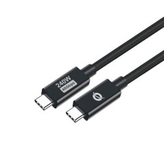 Cable usb - c conceptronic macho - macho 2m usb 4.0 gen 3 240w 48v 5a 