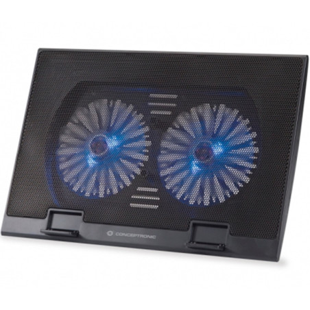 Base refrigeracion conceptronic para portatiles 2 ventiladores 125mm h