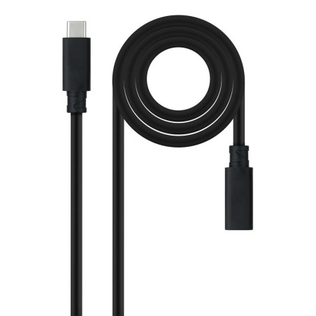 Cable prolongador nanocable usb - c 3.2 gen2x2 20gbp 100w - 5a - 4k - 