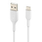 Cable usb tipo c a usb tipo a belkin 3m - macho - macho - blanco
