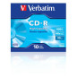 Verbatim cd - r 800mb 40x tarrina 10 unidades datalife extra protectio