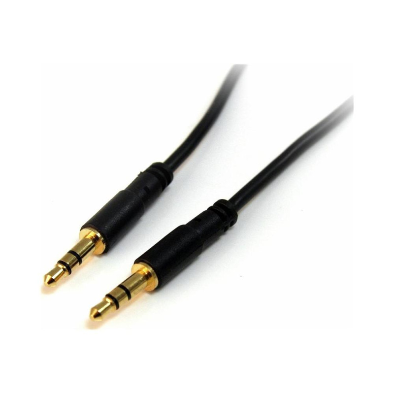 Cable jack 3.5mm startech 1.8m - macho - macho - negro