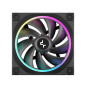 Ventilador caja deepcool fl12 argb 120mm negro