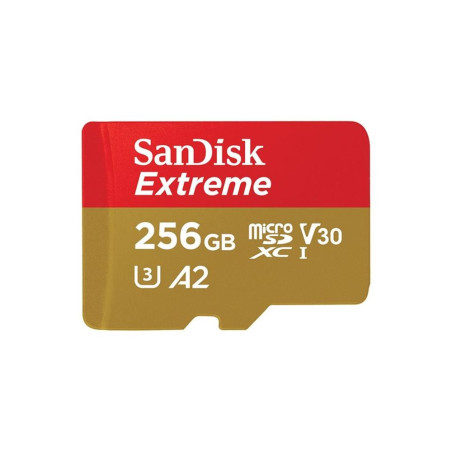 Tarjeta memoria micro secure digital 256gb sandisk extreme clase 10 uh
