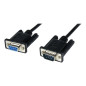 Cable db9 startech 1m - macho - hembra - negro