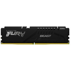 Memoria ram ddr5 8gb kingston - 6000mt - s - fury beast - c30 - negro